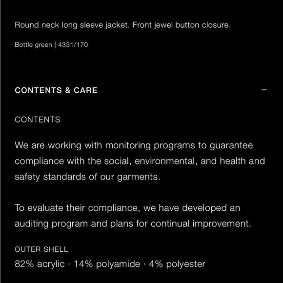 Zara Knit Cardigan With Jewel Buttons Bottle Green Size Medium NEW NWT - Picture 3 of 14